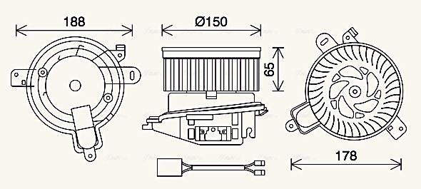 AVA QUALITY COOLING Salona ventilators CN8509